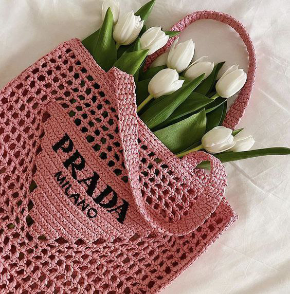 PATRÓN GRATIS Original Bolsa Prada Milano a crochet