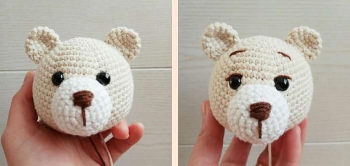 Amigurumi Oso El Benjamin Patron Gratis Paso A Paso Montaje 8