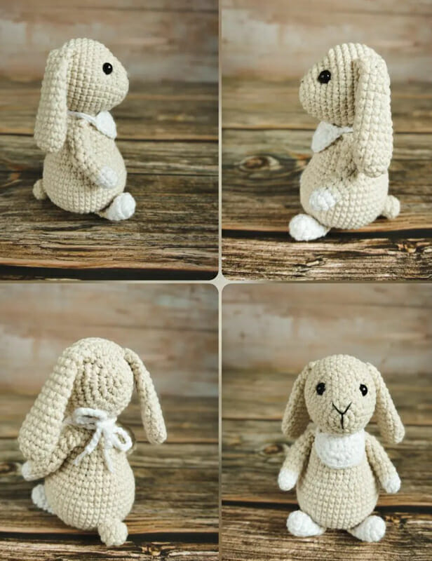 Easy Cute Bunny Crochet PDF Amigurumi Pattern (3)