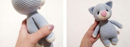 Facil Amigurumi Lindo Gato Patron Gratis Paso A Paso Brazos