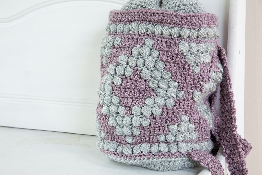 PATRÓN GRATIS Bolsa Cubo de Diamantes en Crochet