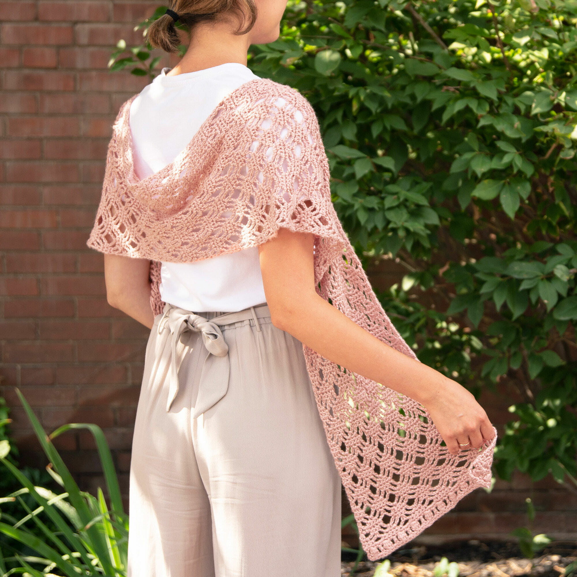 PATRÓN GRATIS Chal en Punto Fantasía a Crochet