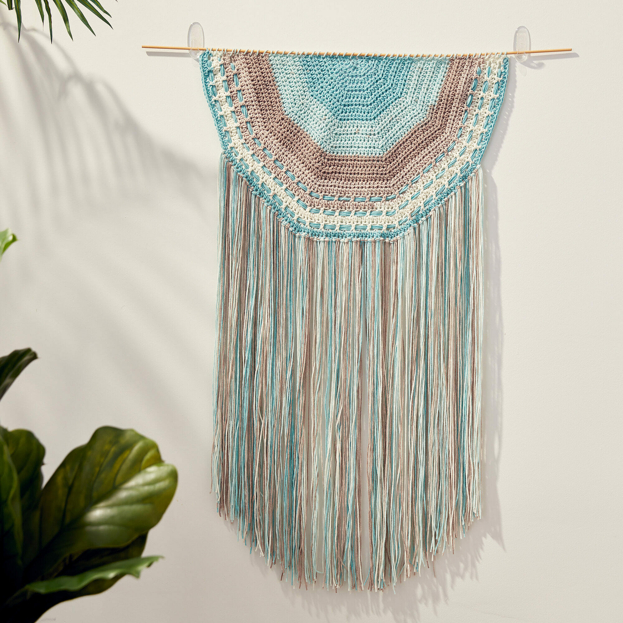 PATRÓN GRATIS Colgante de Media Luna a Crochet