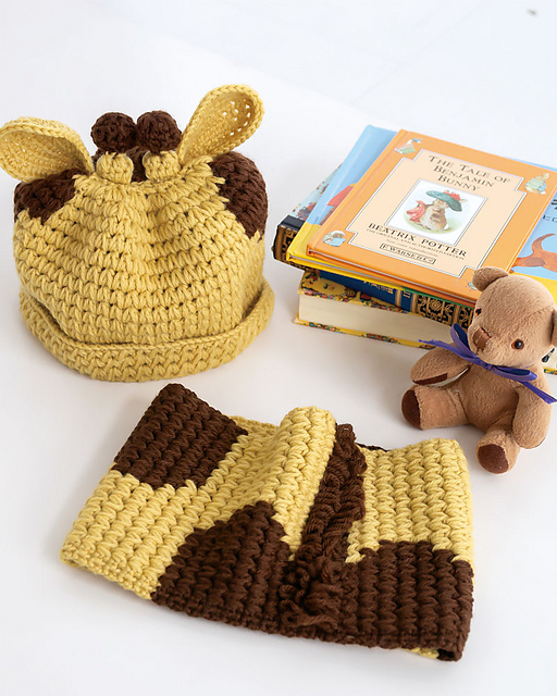 PATRÓN GRATIS Conjunto para Bebes de Jirafa a Crochet