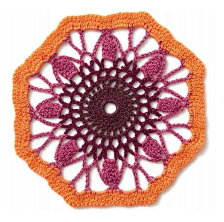 PATRÓN GRATIS Mandala de Eclipse Solar a Crochet