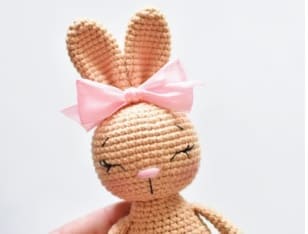 PDF Bebe Conejo Amigurumi Patron Gratis Montagem 5