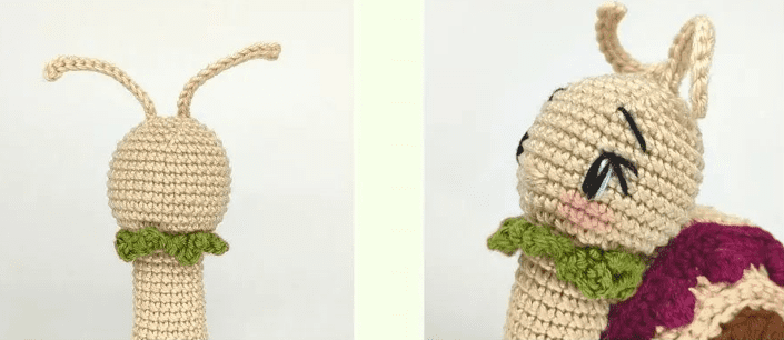 PDF Caracol Manzana Trudi Amigurumi Patron Gratis Montagem