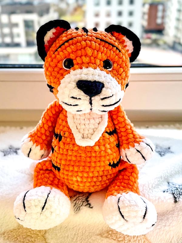 PDF Tigre De Peluche Amigurumi Patron Gratis 3