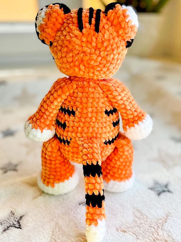 PDF Tigre De Peluche Amigurumi Patron Gratis 4