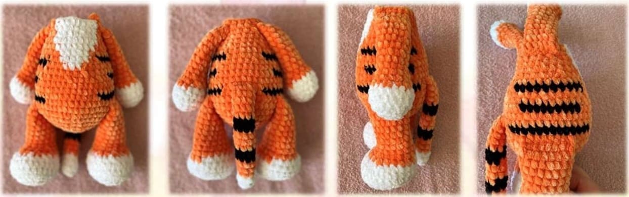 PDF Tigre De Peluche Amigurumi Patron Gratis Cuerpo 2