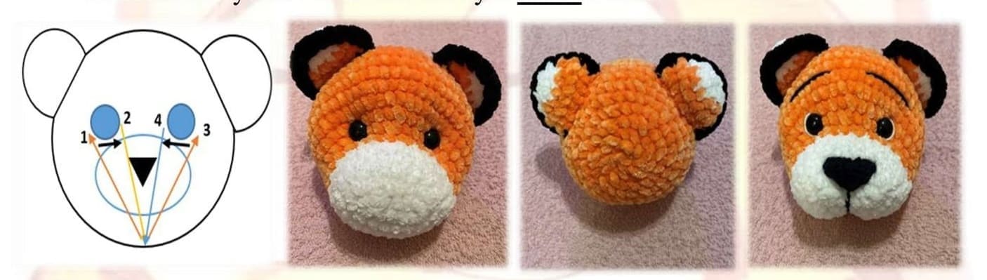 PDF Tigre De Peluche Amigurumi Patron Gratis Montaje 1