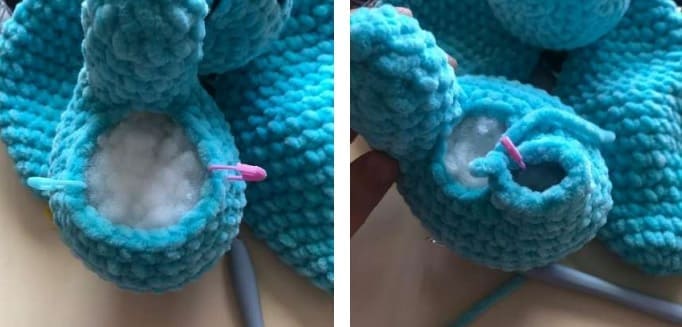 Amigurumi Conejo Bebe PDF Patron Gratis Paso A Paso Piernas2