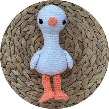 Amigurumi Lindo Ganso PDF Patron Gratis Paso A Paso Alas3