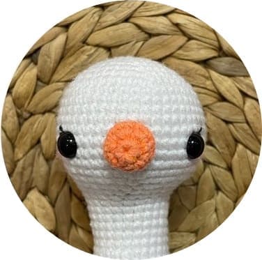 Amigurumi Lindo Ganso PDF Patron Gratis Paso A Paso Pico