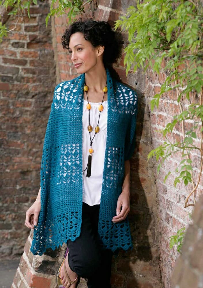 PATRÓN GRATIS Chal Marakoopa en Crochet