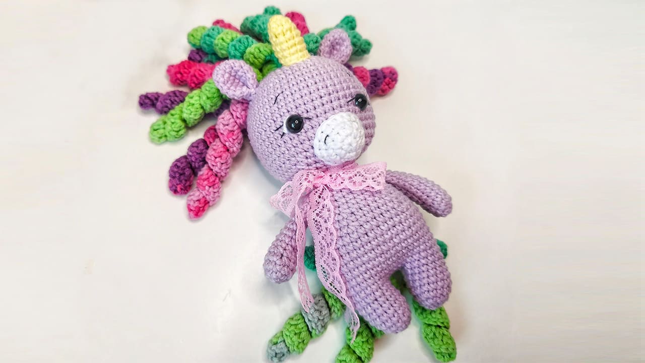 PATRÓN GRATIS Lindo Unicornio Amigurumi paso a paso en Español