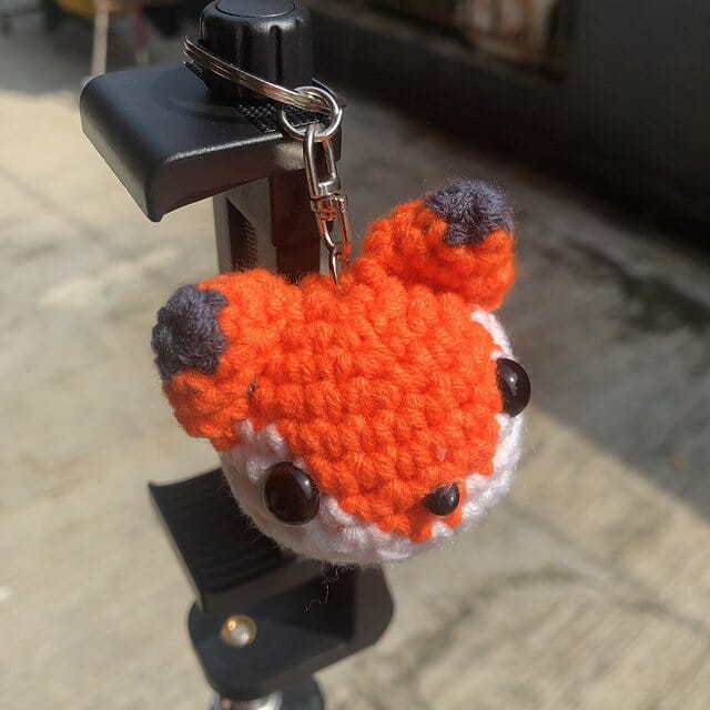 PATRÓN GRATIS Llavero de Zorro Juguete Amigurumi (PRINCIPIANTES)