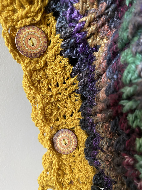 PATRÓN GRATIS Poncho Estilo Bohemio en Crochet