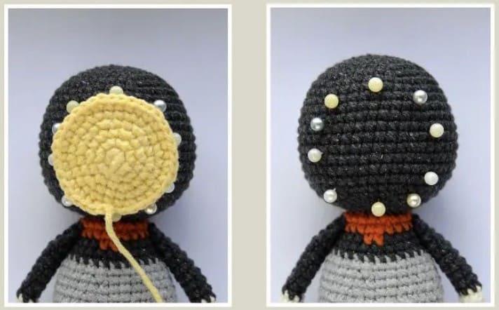 Amigurumi Mono Dauc Langur PDF Patrón Gratis Paso a Paso