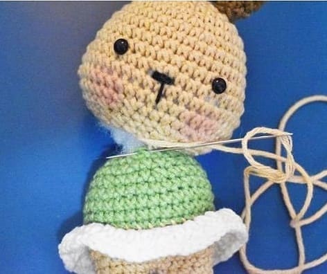 Amigurumi Conejita Facil PDF Patron Gratis Cuerpo