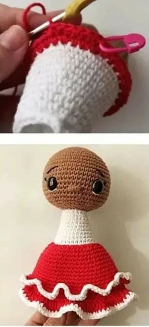 Amigurumi Muneca Alexia Patron Gratis Paso A Paso Cuerpo