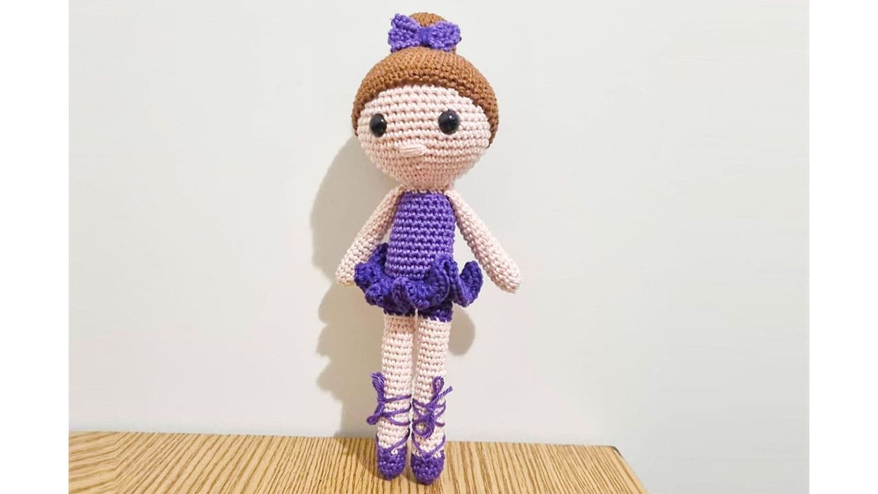 PATRÓN GRATIS Muñeca Bailarina Lety Juguete Amigurumi paso a paso