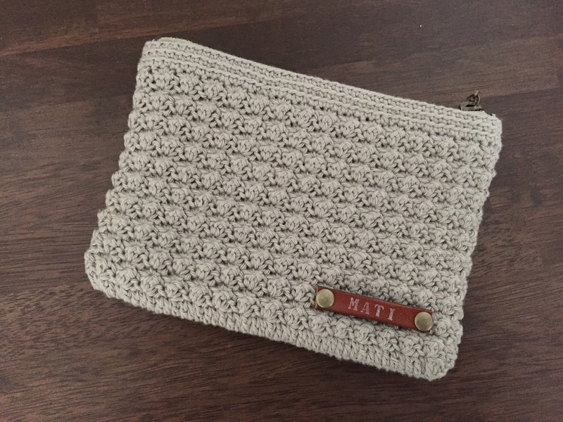 PATRÓN GRATIS Monedero con Cremallera Simple a Crochet
