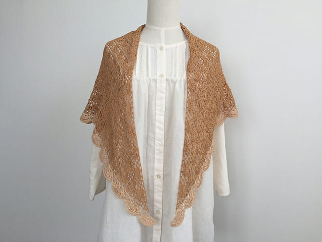 PATRÓN GRATIS Bufanda Trapezoid en Crochet