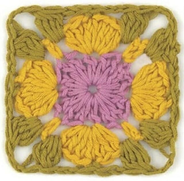 PATRÓN GRATIS Delicado Motivo Puesta de Sol en Crochet