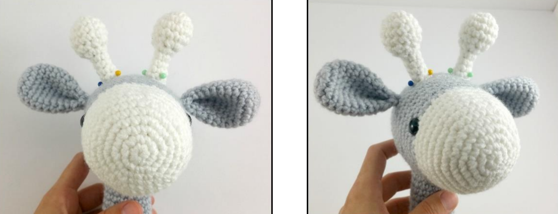 Jirafa Bailarina Amigurumi Patrón Gratis montage 5