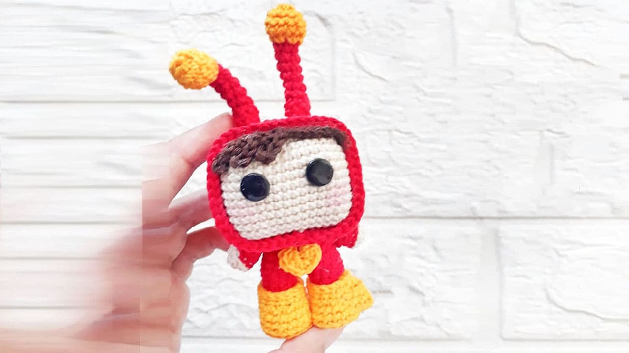 PATRÓN GRATIS Chapulin Colorado en Amigurrumi