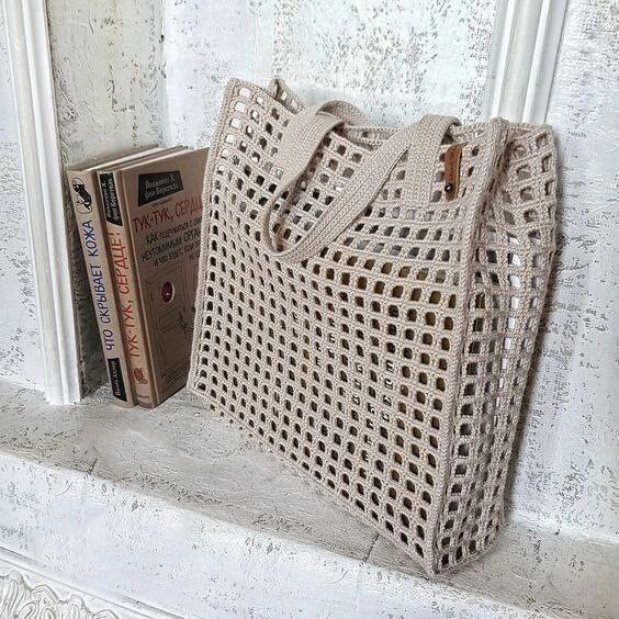 PATRÓN GRATIS Bolsa Modelo Sack City en Crochet