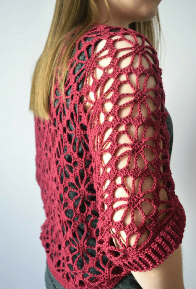 PATRÓN GRATIS Casual Cardigan de Verano