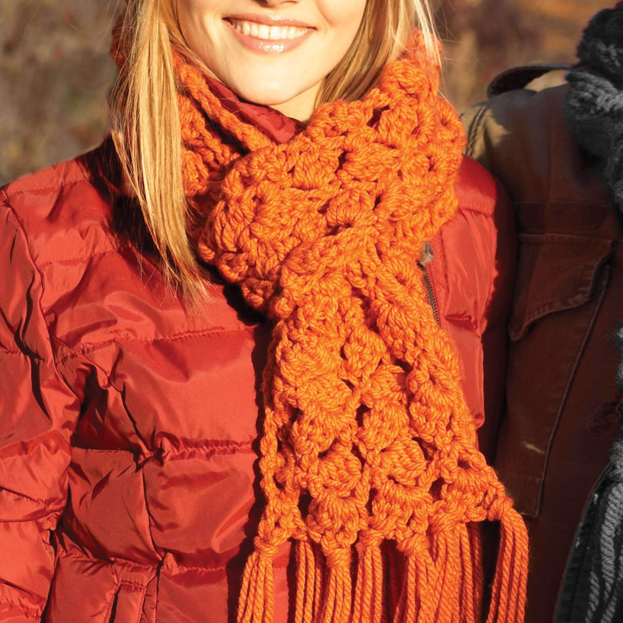 PATRÓN GRATIS Bufanda Cambio de Estación a Crochet