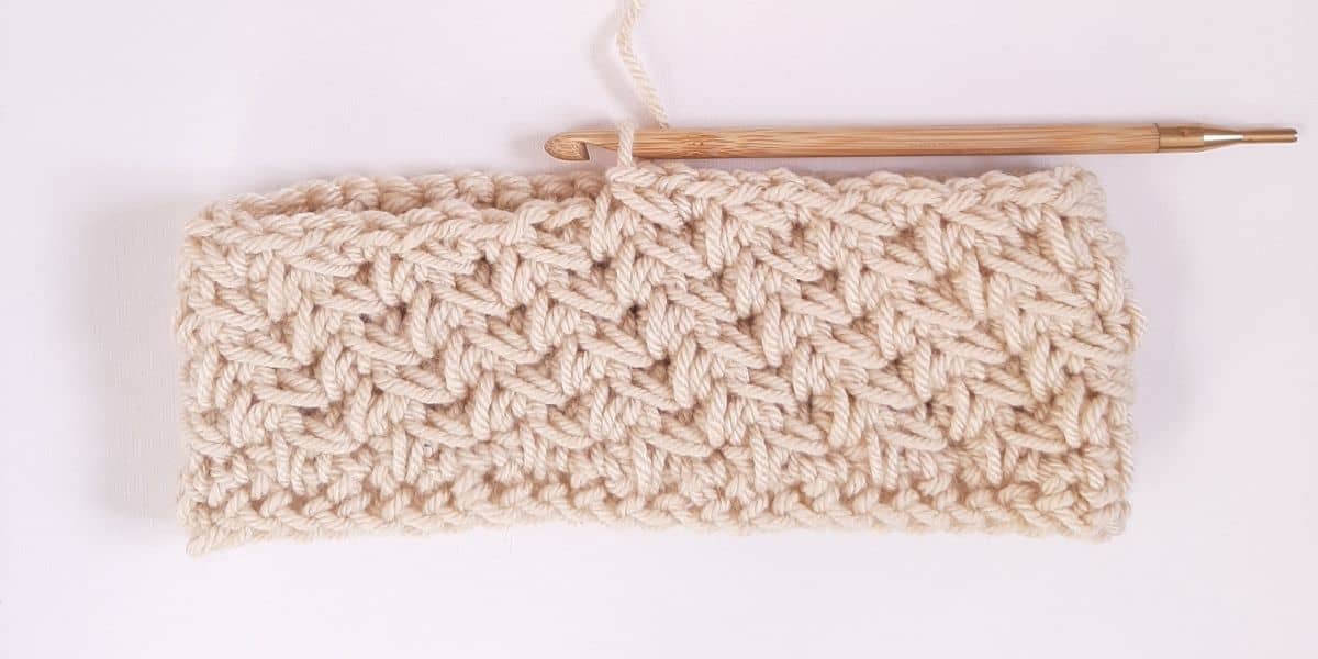 TUTORIAL Punto Chevron Diagonal en Crochet