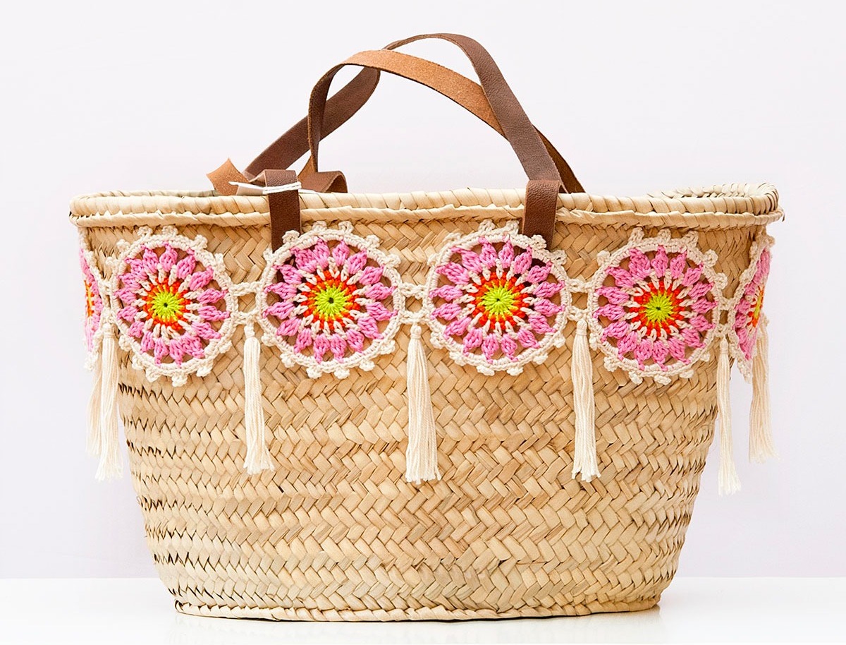 PATRÓN GRATIS Mandala para Bolso a Crochet