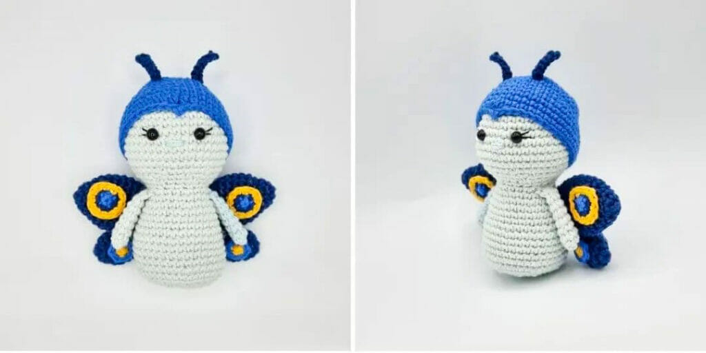 PATRÓN GRATIS Amigurumi Sabia Mariposa en Crochet