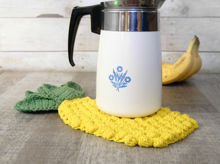 SOLO PARA OLLAS CALIENTES! Almohadilla de Piña en Crochet PATRÓN GRATIS