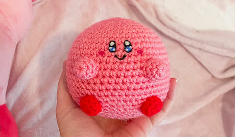 PATRÓN GRATIS Amigurumi Kirby