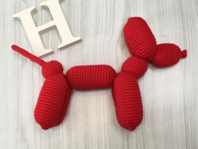 PATRÓN GRATIS Amigurumi Perro de Globo