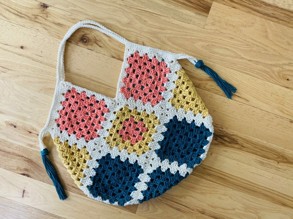 🤭 Bolsa Battenberg en Crochet PATRÓN GRATIS
