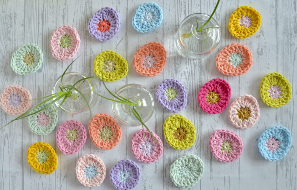 PATRÓN GRATIS Guirnalda Huevos de Pascua en Crochet