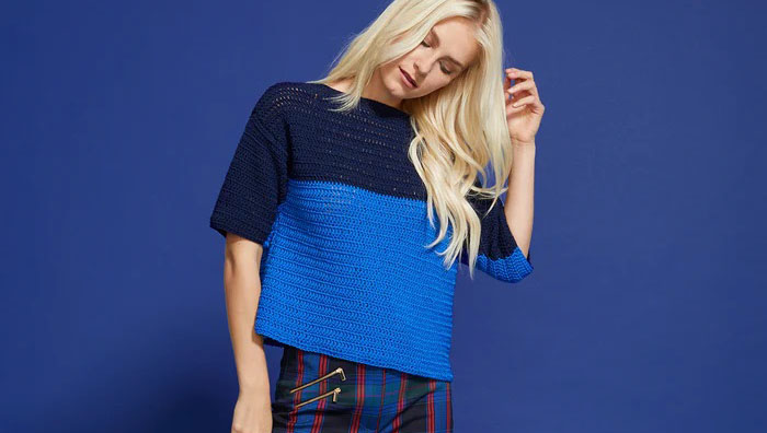 PATRÓN GRATIS Jersey Salette en Crochet