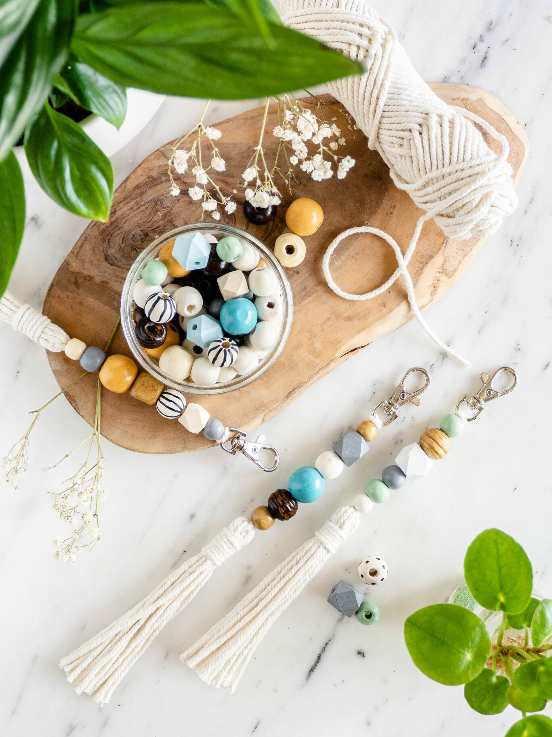 PATRÓN GRATIS Llavero de Cuentas en Crochet