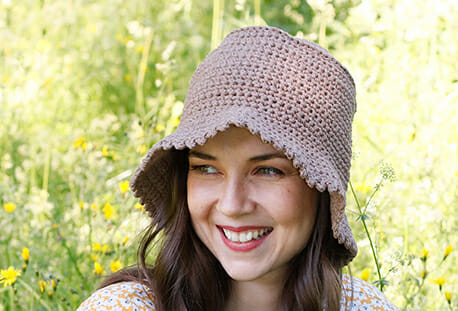 PATRÓN GRATIS Gorro en Estilo Pescador en Crochet