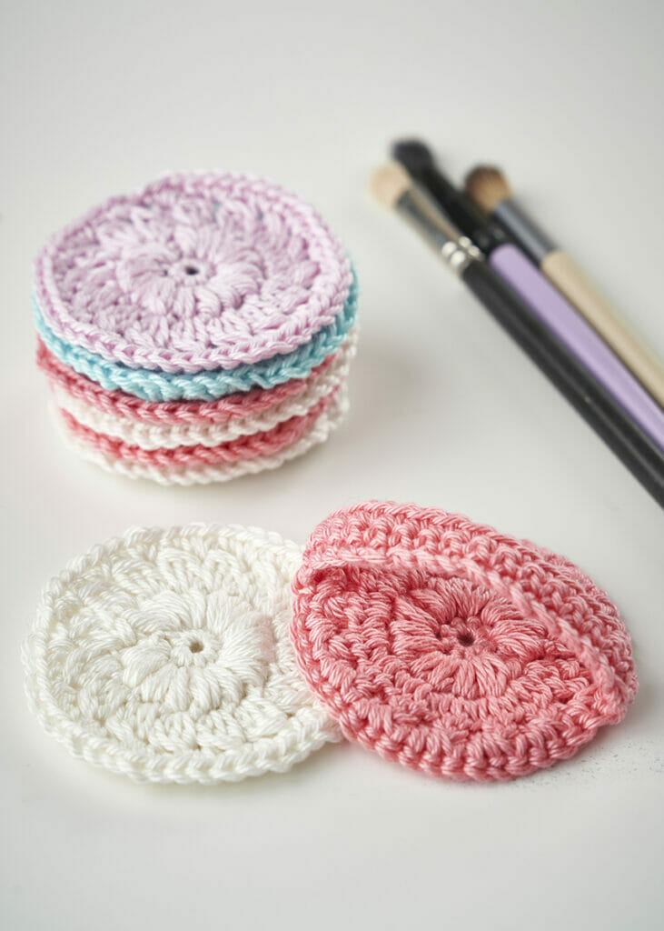 PATRÓN GRATIS Almohadilla Desmaquillante en Crochet