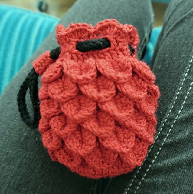 PATRÓN GRATIS Bolsa de Fruta del Dragón en Crochet