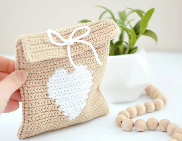 PATRÓN GRATIS Bolsa de Regalo en Crochet