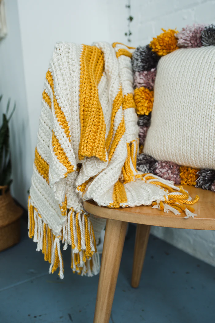 PATRÓN GRATIS Manta Clementina en Crochet