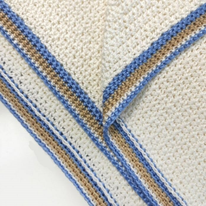 PATRÓN GRATIS Manta Lienzo Blanco en Crochet